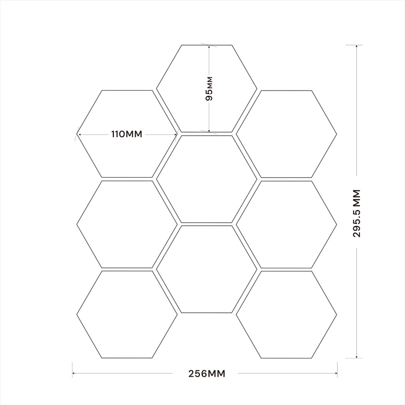 Porcelain Mosaic | Carrara | 95x110 | LJK9512 | Matt