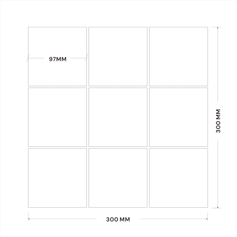 Porcelain Mosaic | Carrara | 97x97 | TCK9701 | Matt