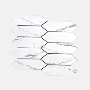 Porcelain Mosaic | Carrara | 55x195 | CLJK5528 | Matt