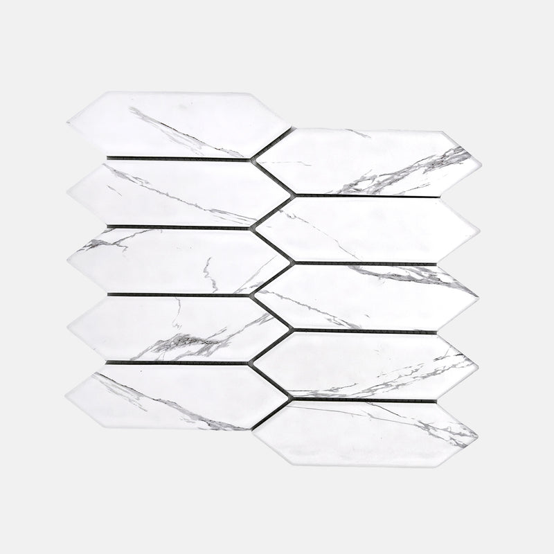 Porcelain Mosaic | Carrara | 55x195 | CLJK5528 | Matt