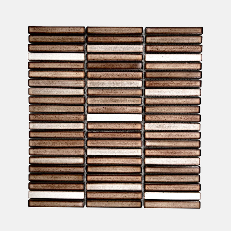 Porcelain Mosaic | Kit Kat | 12x92 | CT129240 | Matt