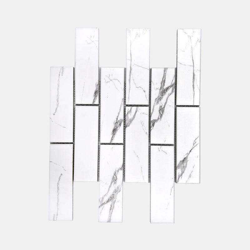 Porcelain Mosaic | Carrara | 45x145 | KLB4514501 | Matt