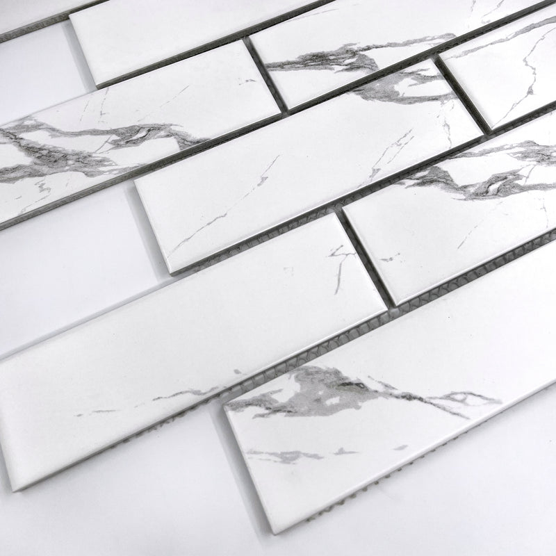 Porcelain Mosaic | Carrara | 45x145 | KLB4514501 | Matt