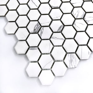 Porcelain Mosaic | Carrara | 23x26 | LJK2339 | Matt