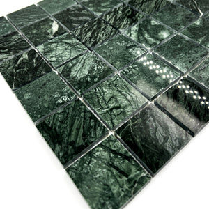 Square Marble Mosaic Green LG08 Polished