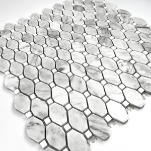 Special Marble Mosaic Carrara White LW18 Polished