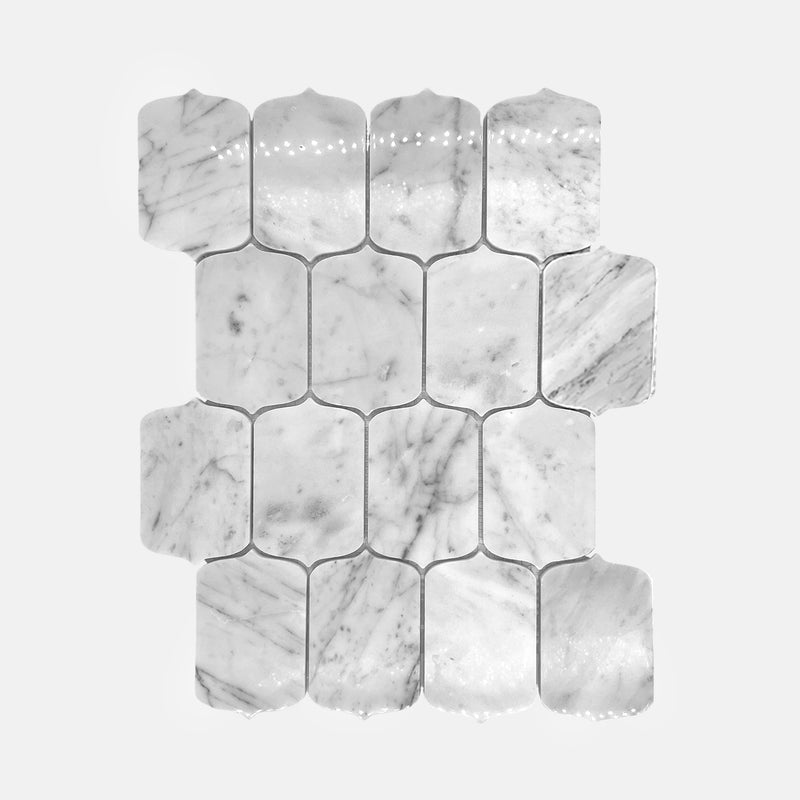 Special Marble Mosaic Carrara White LW22 Polished