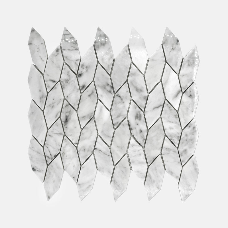 Special Marble Mosaic Carrara White LW24 Polished