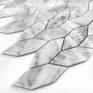 Special Marble Mosaic Carrara White LW24 Polished