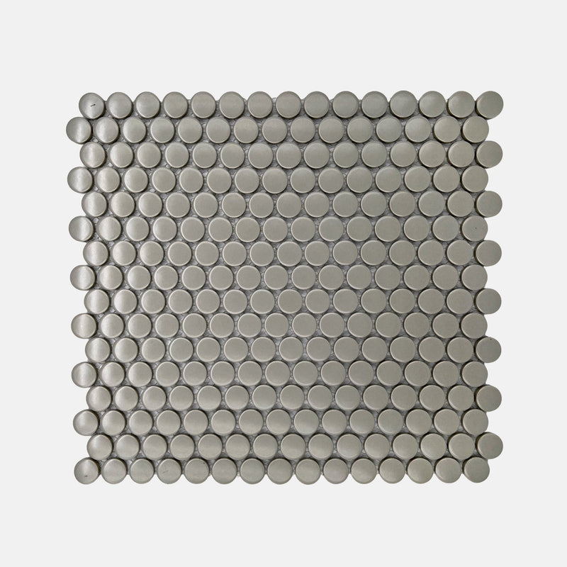 Porcelain Mosaic | Penny Round | D19 | NK1953 | Matt