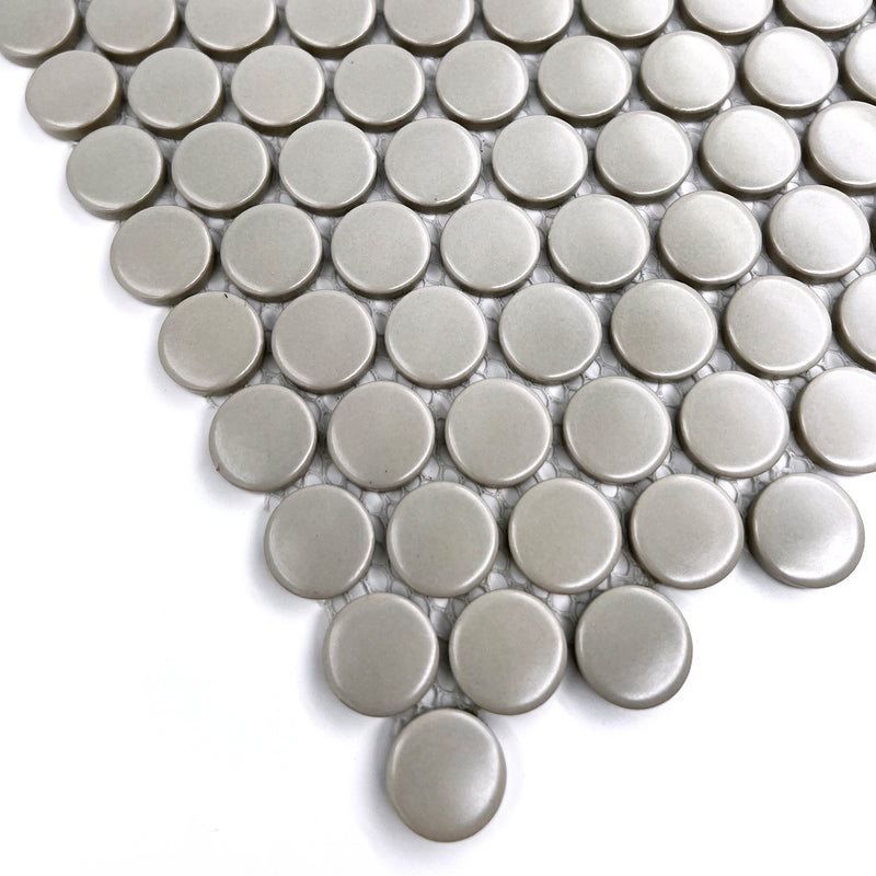 Porcelain Mosaic | Penny Round | D19 | NK1953 | Matt