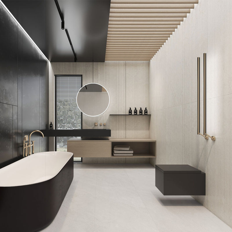 Tile | 600x1200 | Portland White Mould | SN-LCMJ612974