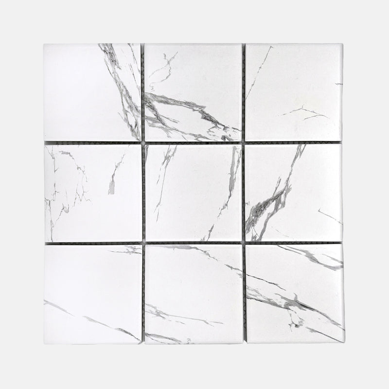 Porcelain Mosaic | Carrara | 97x97 | TCK9701 | Matt