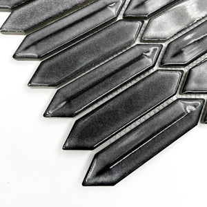 Porcelain Mosaic | Long Hexagon | 23x107 | XJJ2310704 | Gloss