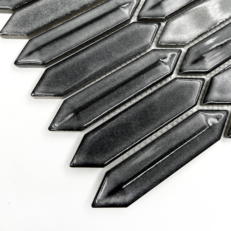 Porcelain Mosaic | Long Hexagon | 23x107 | XJJ2310704 | Gloss