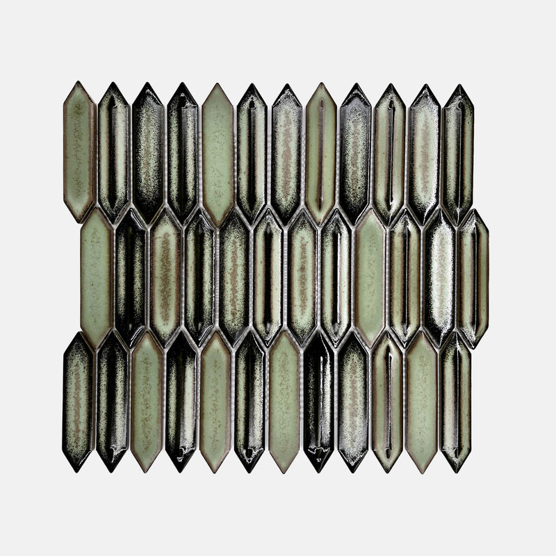 Porcelain Mosaic | Long Hexagon | 23x107 | XJJ2310711 | Matt