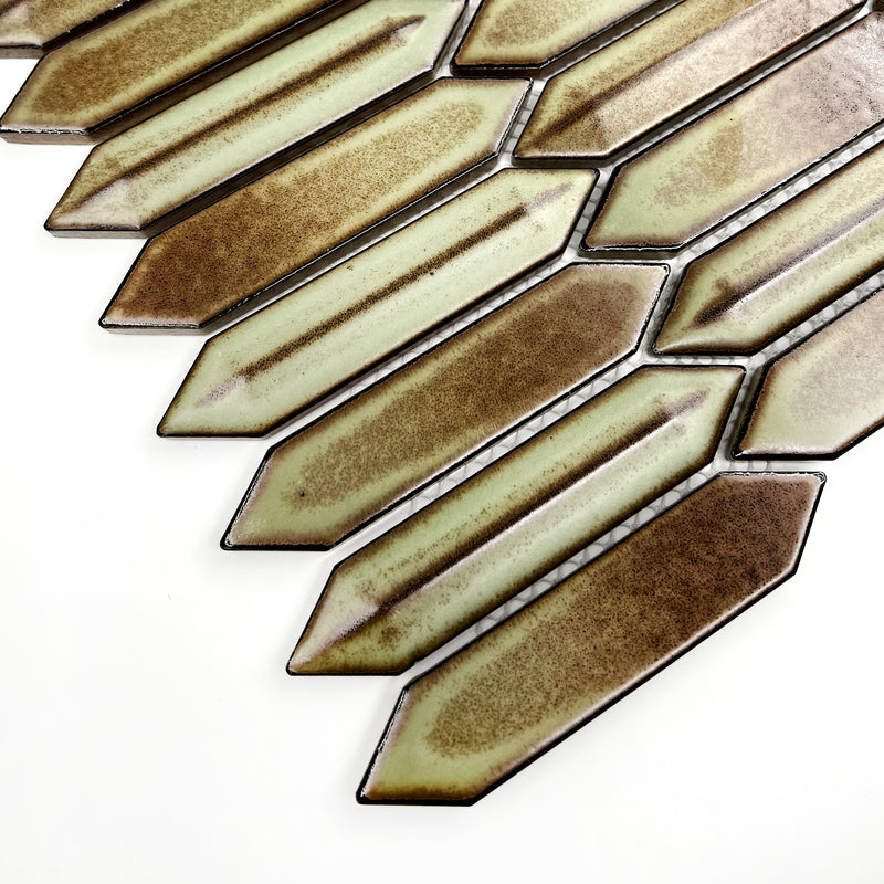 Porcelain Mosaic | Long Hexagon | 23x107 | XJJ2310713 | Matt