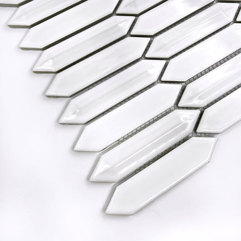 Porcelain Mosaic | Long Hexagon | 23x107 | XJY2310701 | Gloss